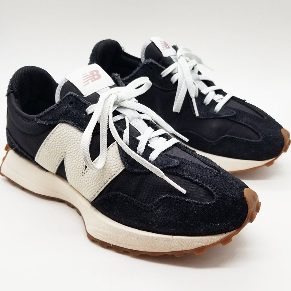 New Balance 327 Sneakers Shoes Black Women's 9, Men's 7.5 Comfort Casual $105 - Picture 3 of 16